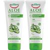FEI FAN 2x Balsamo Idratante ALOE, Con Aloe Vera 20% e Estratto Di Foglia di Ortica. Per Tutti i Tipi Di Capelli 200ml