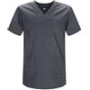 MISEMIYA - Abbigliamento Lavoro Unisex Collo Picco Maniche Corte Uniforme Clinica Ospedale Pulizia Veterinario IGIENE OSPITALITÁ - Ref.817 - X-Large, Lilla