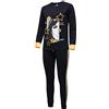 HOT CHILI PEPPER Pigiama da Donna Lungo 100% Cotone Art. HCP 08 Nero M