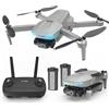 le-idea IDEA37 Drone GPS Professionale con Fotocamera 4K HD EIS Gimbal a 2 Assi, Drone Pieghevole 5GHz con Motore Brushless, Posizionamento del Flusso Ottico, Tempo di Volo 50 Minuti (2 Batterie)