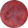 Lana cardata arancio - blu chiaro melange 61209