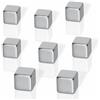 SIGEL Magneti al neodimio Be!Board 1 x 1 cm | B3101, confezione da 8 magneti cubici per lavagne magnetiche, argento