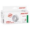 Meto Etichette per prezzi, formulario « A consommer jusqu'au » (26 x 16 mm, 2 righe, 6.000 etichette per prezzi, bianco, permanenti