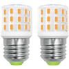 TRIJZHOU Lampadina LED E27 4W Sostituisce Lampadine Alogene da 40W Luce Bianca Calda 3000K 625lm Per Bagno Soggiorno Tubero di Mais Confezione da 2