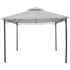 Tata Linda Gazebo 3x4 Giardino Esterno in Acciaio Top colore Ecrù - JU-036