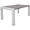 DecHome Tavolo da Giardino Allungabile 160-230x98x75 cm Bianco MBBT