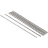 PATIKIL M3 x 180mm 0.5mm Passo 304 Acciaio Inox Acciaio Completamente Filettato Barre Barra Borchie Destra Mano 10pz