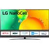 Lg Smart TV 86" 4K Ultra HD NanoCell sistema webOS Nero 86NANO766QA.API