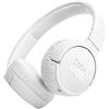 JBL Tune 670NC Cuffie On-Ear Bluetooth Wireless, con Cancellazione Adattiva del Rumore, SmartAmbient, VoiceAware, JBL Pure Bass Sound, Connessione Multipoint, fino a 70 Ore di Autonomia, Bianco