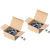 DIGITUS DN-19 SET-S - Viti M6 e dadi a gabbia - Set di 100 pezzi - Viti di montaggio per armadietti server, rack AV, armadietti di rete da 19 pollici / 10 pollici - Kit di montaggio - Argento