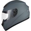 Favoto Casco moto integrale per Adulti Approvato ECE Caschi Traspiranti Protezione di Sicurezza M (57-58cm) Grigio