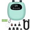 dwndpump Pompa Elettrica SUP 20PSI, Pompa ad Aria Ricaricabile, Portatile Compressore Aria Elettrico Pompa per Tavole da Paddle, Kayak, Ali del Vento (con 7 Valvole Adattatori)