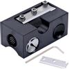 RUNQIN OUTDOOR 8 in 1 Punta da Biliardo Strumento, Multifunzionale Riparazione Punta Shaper, Stecca Accessorio Lama Pinprick, Biliardo Pool Cue Puntali Strumento, Cue Trimmer/Burnisher/Shaper/Tapper