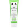 Q+A Scrub Esfoliante per il Corpo con AHA, una miscela di acido lattico e glicolico uniti a esfolianti, per una pelle morbida e elastica, 250 ml