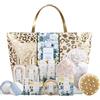 Spa Luxetique Set Bagno Doccia Donna 15 Pezzi al Gelsomino con Borsa Tote Idea Regalo Mamma Donna per Natale Compleanno Anniversario Festa Spiaggia