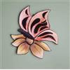 Generic Farfalla in vetro realizzata in tecnica Tiffany Decorazione Parete