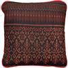 Bassetti Granfoulard Roccaraso R1 9324050 - Federa per cuscino in 100% cotone, colore rosso, con chiusura lampo, dimensioni: 40 x 40 cm