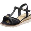 TOM TAILOR 5390290004, Sandali con Zeppa Donna, Blu Navy, 38 EU