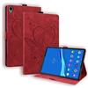 Rosbtib Slim Smart Custodia per Lenovo Tab M8 TB-8705F/TB-8705N/TB-8505F/TB-8505X,Ultra Sottile Cover Protettiva con Funzione di Supporto per Lenovo Smart Tab M8 8 Pollici Book Cover, Rosso