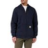 Carhartt Loose Fit Midweight Full-Zip Sweatshirt, Felpa con cappuccio Uomo, Blu (Nuovo Blu Navy), XL