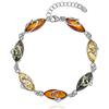 Copal Bracciale Da Donna Con Elementi In Ambra Naturale E Argento Sterling