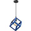 KUENG Lampadario LED Sospensione Lampadario Cucina Lampadario per Camera da Letto Lampadario Soffitto for Ufficio Soggiorno Camera da Letto Ristorante Corridoio Blue