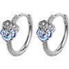 MAST INDUSTRIA ITALIANA Srl MJ ORECCHINI 405 Cerchio Argento Con Fiore