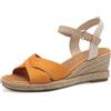 Tamaris Donna sandalo con zeppa blu 41 EU