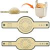 CANIPHA 2 Pezzi Porta Pane in Silicone Bread Sling, 9 Inch Porta Pane Riutilizzabile Tappetino per Pane in Silicone per Forno Olandese, Porta Pane in Silicone Antiaderente per Lievito Madre con Manici