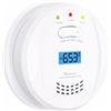 Heiman Rilevatore di monossido di carbonio, EN 50291, CO Allarme con Digital Display CO sensore, display digitale con batteria-HM-723ESY