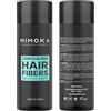 MIMOKA FIBRE PER CAPELLI MIMOKA - Nasconde Istantaneamente la Calvizie - Microfibre Impercettibili 100% naturali - Per Capelli e Barba - Polvere per Capelli Uomo e Donna - Nero - 30 gr.