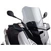 Puig 5015W Cupola V-Tech Line Touring in acrilico da 4 mm con design aerodinamico angolato per la massima protezione e riduzione delle turbolenze, Trasparente