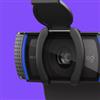 Logitech C920S HD Pro Webcam, Videochiamata Full HD 1080p/30fps, Audio Stereo ‎Chiaro, ‎Correzione Luce HD, Privacy Shutter, Per Skype, Zoom, FaceTime, Hangouts, ‎‎PC/Mac/Laptop/Tablet/XBox‎, Nero