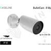 Ajax Telecamera BulletCam 79030 IP 8 Megapixel IP65 con microfono 2,8 mm con slot per micro SD fino a 256GB, IR fino a 35 mt