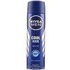 Nivea Men Cool Kick Deodorante Uomo Spray 48H 150ml