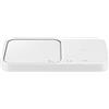 Samsung Wireless Charger Duo 15W Fast Charging 2.0 con Caricabatterie 25W, Bianco