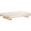 Karup Letto in legno + cassetti opzionali - Kanso Single Bed Naturale Karup Design (Misura 122x200 cm (per materasso 120x200))