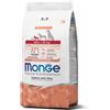 MONGE Mini Puppy & Junior Salmone con Riso - cibo secco per cani 7.5 kg