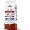 MONGE Natural Superpremium Mini Puppy & Junior Agnello Riso - Cibo Secco Per Cani 7,5 Kg