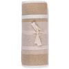 HomeLife Telo Copridivano Cotone (160X280) Made in Italy, Elegante Versatile - Telo Copritutto Cotone Multiuso perfetto come Telo Arredo Divano Copriletto Singolo Estivo Leggero Riga Beige