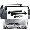 afs moto srl BARRE PORTATUTTO PER AUDI A4 BERLINA ANNO 2015+PORTASCI 4 PAIA ALLUMINIO 2 SERRA