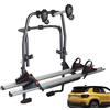 MENABO Portabici Posteriore Stand Up 2 Binari per Jeep Avenger anno 2024 per 2 Bici