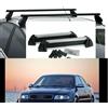 MENABO BARRE PORTATUTTO AUDI A4 BERLINA ANNO 1995+PORTASCI 4 PAIA ALLUMINIO 2 SERRATURE