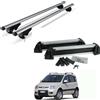 Mercedes-Benz BARRE PORTATUTTO ALLUMINIO PANDA 4x4 MULTIJET ANNO 2008 CON RAIL+PORTASCI 4 PAIA