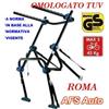 AFS Wheels PORTABICI POSTERIORE 3 BICI PER FIAT 500L X BICI UOMO DONNA MB SPECIALI