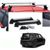 MENABO BARRE PORTATUTTO ALLUMINIO JEEP RENEGADE 2018 NO RAILS+PORTASCI 4 PAIA ALLUMINI