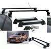 afs moto srl BARRE PORTATUTTO FORD FIESTA 5P. 2018+PORTASCI 4 PAIA ALLUMINIO CHIAVI ANTIFURTO