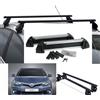 MENABO BARRE PORTATUTTO TOYOTA AURIS BERLINA ANNO 2008+PORTASCI 4 PAIA ALLUMINIO 2 SERR