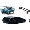 Mercedes-Benz BOX AUTO PORTATUTTO G3 HELIOS 400 NERO+BARRE ACCIAIO FORD FIESTA ANNO 2018