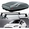G3 BOX AUTO PORTABAGAGLI G3 ALL TIME 400+BARRE PORTATUTTO PER FORD FIESTA ANNO 2018